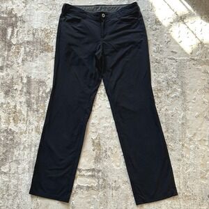 The NorthFace Women's Straight Leg Outdoor Black Hiking Pants - Size 8R